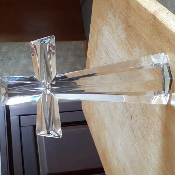 Fine Bohemian Clear Crystal Cross MM116 - Picture 4 of 13